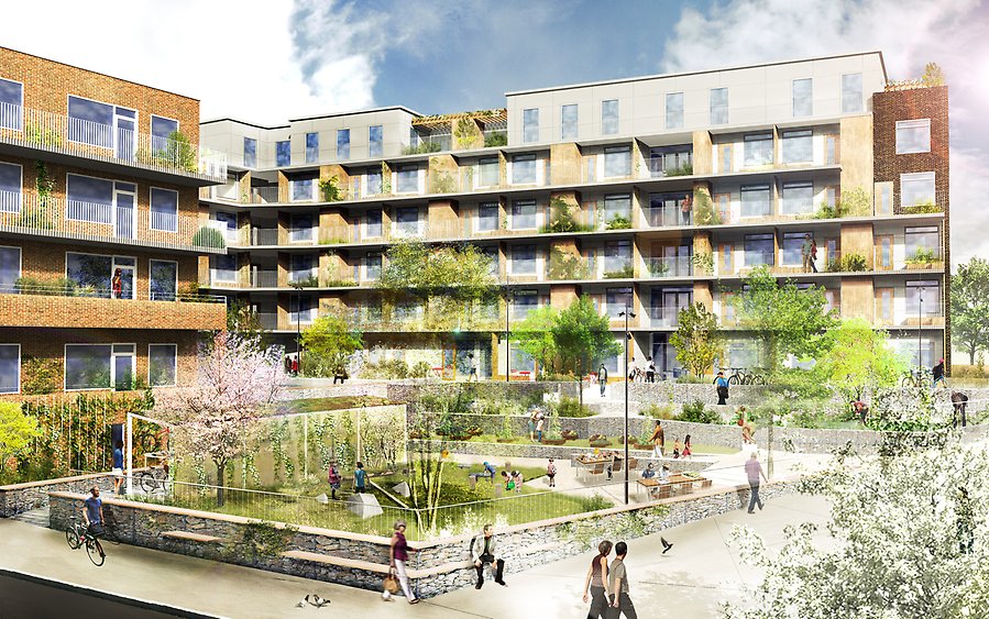 I Soltäppan ska cirka 85 lägenheter byggas.